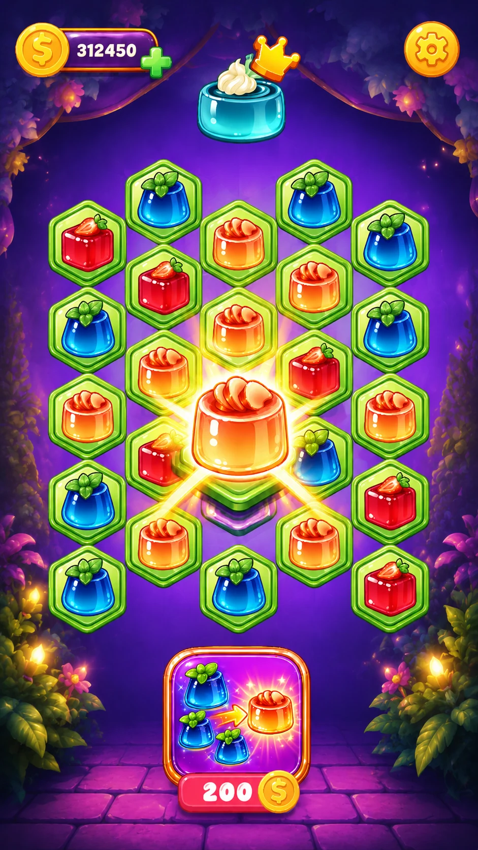Hexa Jelly Merge screenshot