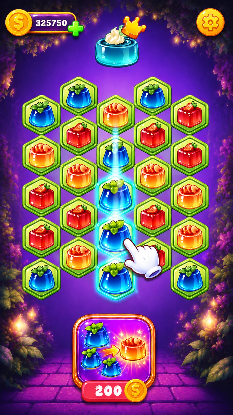 Hexa Jelly Merge screenshot