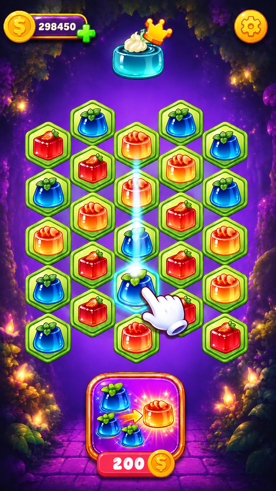 Hexa Jelly Merge screenshot